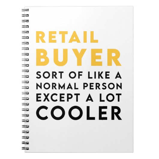 Geschenkideen für Frauen oder Männer Käufer im Ein Notizblock (Vorderseite)