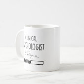 Geschenkideen für Frauen oder Männer Klinische Psy Kaffeetasse (Vorderseite Links)