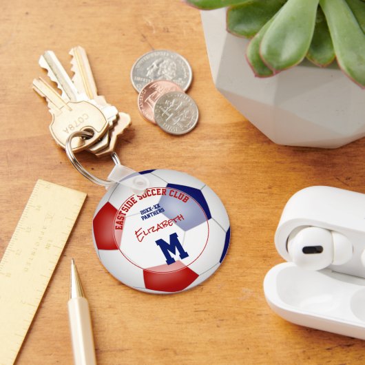 Geschenkideen für Fußball-Klub Mädchen Jungs Name Schlüsselanhänger (Schreibtisch)