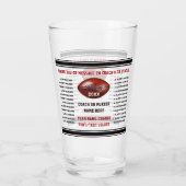 Geschenkideen für Fußballspieler oder -trainer, Fu Glas (Rückseite)