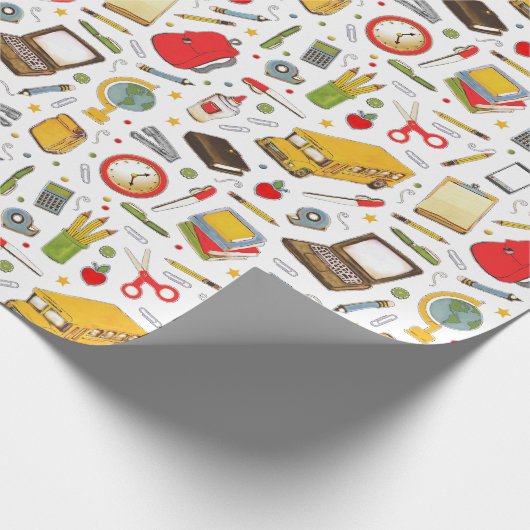 Geschenkideen für Lehrer Geschenkpapier (Ecke)