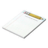 Geschenkideen für Lehrer Notizblock (Rotiert)