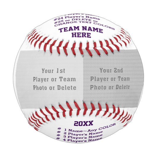 Geschenkideen für Nachtbaseball-Spieler, Baseball (Vorderseite)