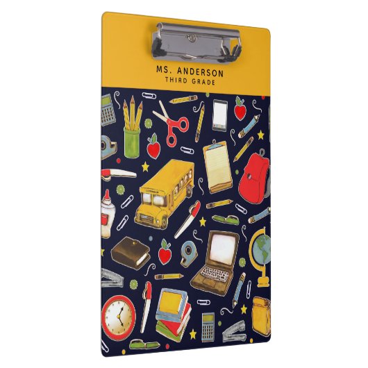 Geschenkideen für personalisierte Lehrer Klemmbrett (Rechts)