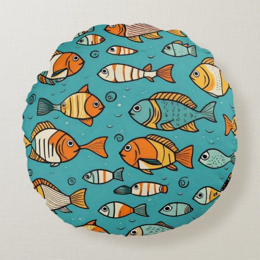 Geschenkideen Rundes Kissen (Vorderseite)