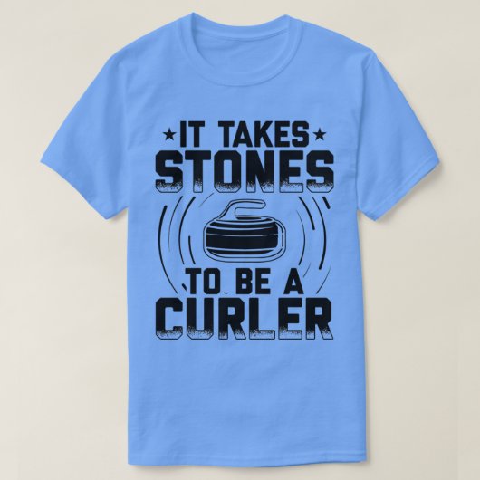 Geschenkideen Wintersport Curl Ice T-Shirt (Design vorne)