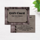 Geschenkkarte Brown Denim Texas Star (Schreibtisch)