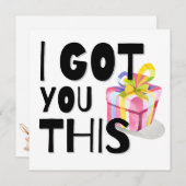 Geschenkkarte Feiertagskarte (Vorne/Hinten)