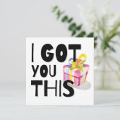 Geschenkkarte Feiertagskarte (Stehend Vorderseite)