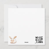 Geschenkkarte Feiertagskarte (Rückseite)