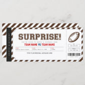 Geschenkkarte für das Fußballstadion (Vorne/Hinten)