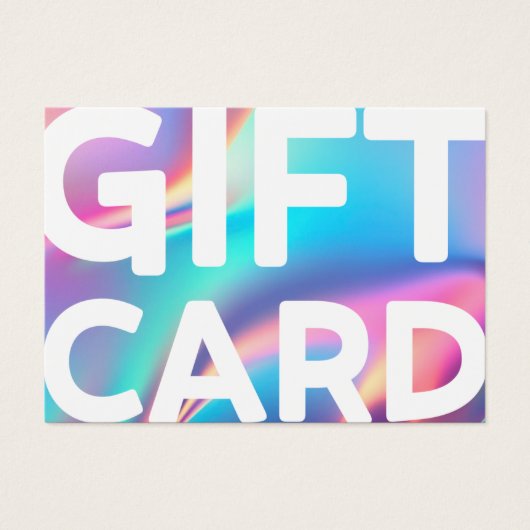 Geschenkkarte für den Holografischen Ästhetiker (Vorderseite)