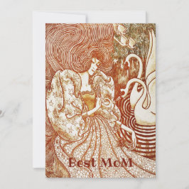 Geschenkkarte für den Muttertag / Beste Mama Vinta Feiertagskarte