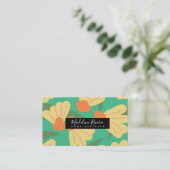 Geschenkkarte für den schönen, feinen Blumendesign Visitenkarte (Stehend Vorderseite)