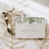 Geschenkkarte für die Hochzeitsreise für den Sage  Save The Date