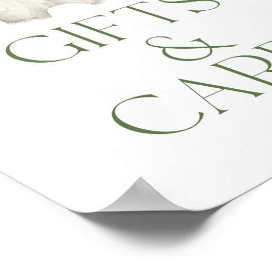 Geschenkkarte für die lokale Landwirtschaft Poster (Ecke)