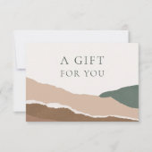 Geschenkkarte für Elegante Gebirgskante (Vorderseite)