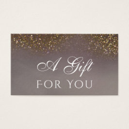 Geschenkkarte für flüssigen Glitzer