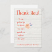 Geschenkkarte für Lehrer Einladung (Vorne/Hinten)