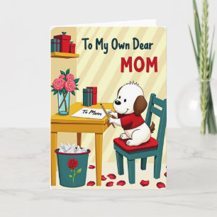 Geschenkkarte für Mama Tier Karte