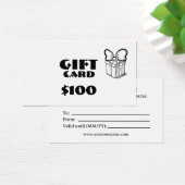 Geschenkkarte für Unternehmen (Schreibtisch)