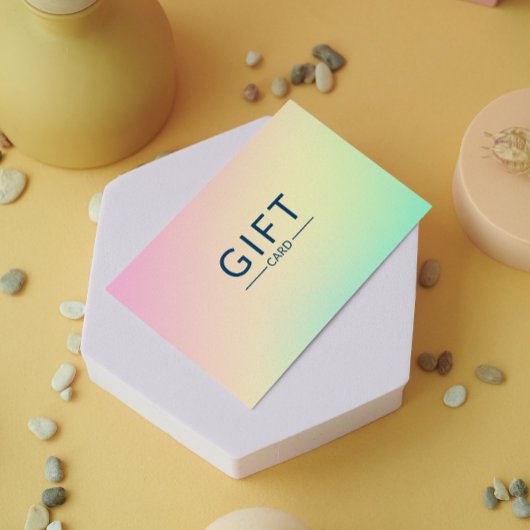 Geschenkkarte Pastel Holographic Salon