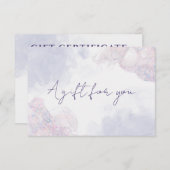 Geschenkkarte Pastel Liquid Watercolor Tinte (Vorne/Hinten)