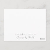 Geschenkkarte per MK Postkarte (Rückseite)