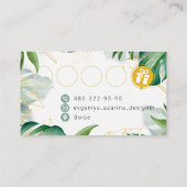 Geschenkkarte Perfekt für Beauty Professionals & M Visitenkarte (Rückseite)