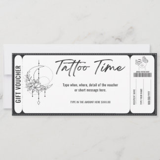 Geschenkkarte "Personal Tattoo" Einladung