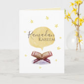 Geschenkkarte Ramadans Kareem Karte (Gelbe Blume)