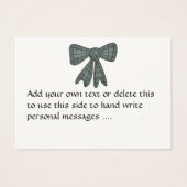 Geschenkkarte / Tag durch SRF (Rückseite)