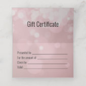 Geschenkkarte Valentinstag Liebe Rotes Herz Platzkarte (Innenseite Aufgefaltet)