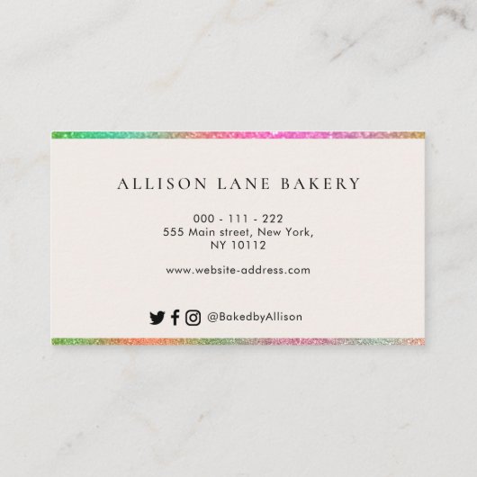 Geschenkkarte Visitenkarte (Rückseite)