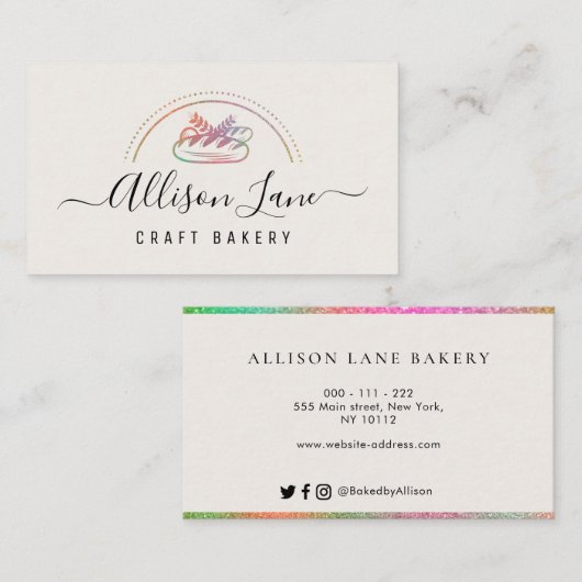 Geschenkkarte Visitenkarte (Vorne/Hinten)