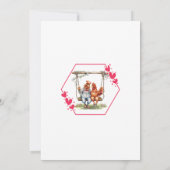 Geschenkkarte zum 55. Jahrestag Einladung (Rückseite)