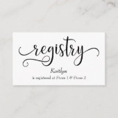 Geschenkkarten für das Hochzeitsstipendium mit Skr Begleitkarte (Vorderseite)