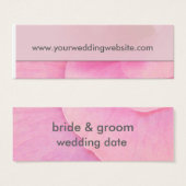 Geschenkkarten für die Hochzeitsseite (Vorne & Hinten)