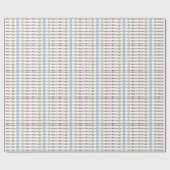 Geschenkkarton - Kupferketten und Glasperlen Geschenkpapier (Flach)