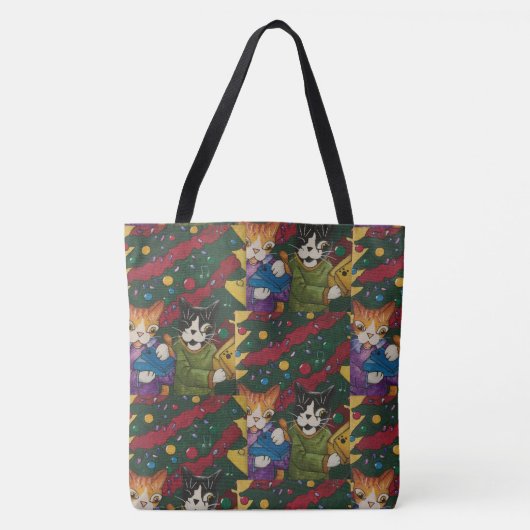 Geschenkkatzen Tasche (Vorderseite)