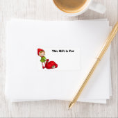 Geschenkkleber mit Adorable Little Elf Adressaufkleber (Insitu)