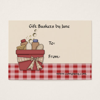 Geschenkkörbchen Tag Business Card