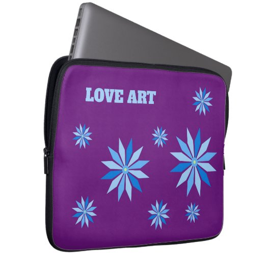 Geschenkkunst der Blume Laptopschutzhülle (Vorne Rechts)