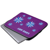 Geschenkkunst der Blume Laptopschutzhülle (Vorne Knopf)