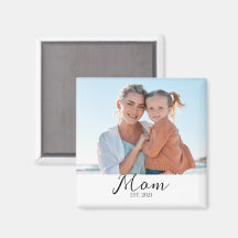 Geschenkmagnet mit Foto für Mama