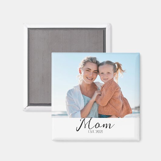 Geschenkmagnet mit Foto für Mama Magnet (Vorderseite/Rückseite)