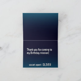 Geschenkmarke Dankeskarte