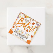 Geschenkmarke für Herbstwertungen Geschenkanhänger (Beispiel)