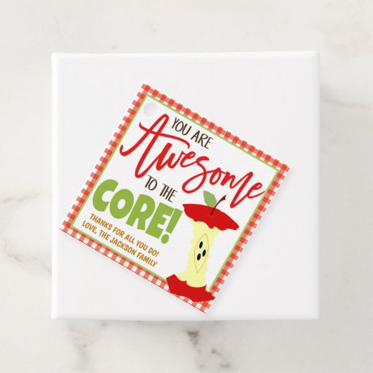 Geschenkmarke für Lehrer Geschenkanhänger (Beispiel)