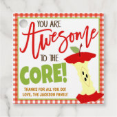 Geschenkmarke für Lehrer Geschenkanhänger (Vorderseite)